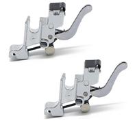 2PCS Snap On Shank Low Shank Adapter Presser Foot Holder for Brother Singer Janome Toyota Kenmore Low Shank Sewing Machines by Stormshopping