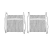 2PCS Sneaker Dryer Bag, Reusable Mesh Shoe Laundry Bag with Zipper and Adjustable Strap for Washing Machine and Dryer, Fine Net Drying Bag for Sports Shoes