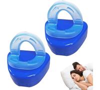 2PCS Snoring Aids for Men and Women, Anti Snoring Devices, an-ti S-norings Mouthpiece, Effective Ant-i Snore Mouth Guard for Prevent Bruxism & Snore, Soft and Comfortable Reduce Sleep Apne-a
