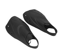 2PCS Snorkel Fins, TPR Drain Hole Design Short Fins Moderate Softness Adjustable Tpr Swim Flippers Snorkeling Gear for Diving