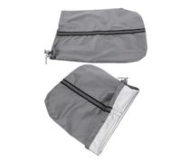 2pcs Snow Cover for Car Side Mirrors Oxford Cloth Weather Protection | Outdoor Overnight Parking, Drawstring Fastening, Reflective Strips, Helps Prevent Icy Rearview Mirrors during Winter