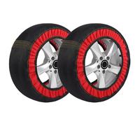 2PCS snow socks for tires Compatible with Hyundai Santa Fe II 2010-2012,non-slip and durable, with storage bags