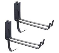 2Pcs Snowboard Rack Hanger Surfboard Wall Display Stand Wall Mounted Storage Surfboard Easy to Installation Snowboard Hanger