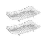 2Pcs Soap Dish With Drainage Hole PET Bathroom Countertop Soaps Organizers Holder Case For Household Kitchen Shower Use Soap Dish Holder