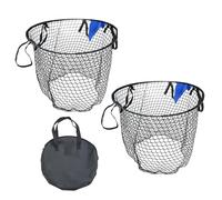 2PCS Soccer Top Bins Target Net,60cm Football Goal Top Corner Training Target Net with Adjustable Straps,Football Goal Target Bag for Kids Kicking Shootings Accuracy Training Practice Equipment