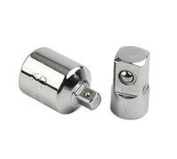 2PCS Socket Wrench Ratchet Converter Reducer Adapter Set, 1/4 Inch Female to 1/2 Inch Male and 1/2 Inch Female to 1/4 Inch Male, Ch