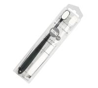 2pcs Soft Bristle Manual Toothbrush Set for Adults, Black and White