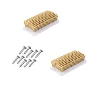 2pcs Soft Bristle Pigs Scratch Brush for Small Bath Time Fun Farm Use Cleaning for Easy Mounting Design Miniature Bath Flexible Comb