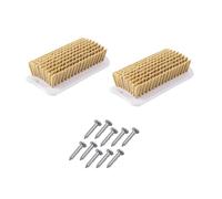 2pcs Soft Bristle Pigs Scratch Brush for Small Pigs Bath Time Fun Farm Use Cleaning Brush for Easy Mounting Design Farm Animal Bathing