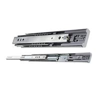 2Pcs Soft Close Drawer Runners 300mm 400mm 500mm 600mm 700mm 800mm Heavy Duty Slides Rails, 53.0mm Width, Sturdy, Easy Disassembly, 3 Folds Full Extension Cabinet Drawer Guide