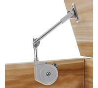 2Pcs Soft Close Hinges for Wooden Toy Box, Lid Stay 105 Degree Open with Soft Close, Toy Chest and Cabinet Lid Support Hinges for Toy Box Upward Top Opening Flap Doors