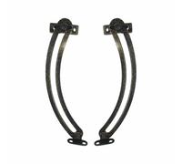 2Pcs Soft Close Lid Support Hinges, Lid Stay Support Hinge Folding Curved Cover Support Not Easy to Break for Kitchen Door Cabinet Cupboard Wardrobe Toy Box (17cm*2.1cm/6.69in*0.83in)