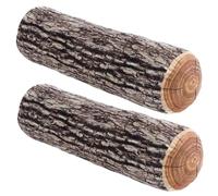 2PCS Soft Comfortable Log Pillow, 5.5x16 Inch 3D Digital Print Tree Stump Cylinder Pillows