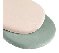 2pcs Soft Cotton Cradles Mattress Sheet Baby Cradles Bed Sheet Fitted Bassinet Covers For Infant Stretchy Baby Pad Sleep Comfort