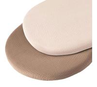 2pcs Soft Cotton Cradles Mattress Sheet Baby Cradles Bed Sheet Fitted Bassinet Covers For Infant Stretchy Baby Pad Sleep Comfort