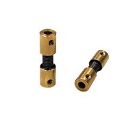 2PCS Soft Flexible Coupling Spring Joint Connector For RC Boat Feeding Ship Motor Shaft Spare Parts(2mm to 4mm)