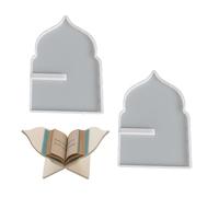 2PCS Soft Reusable Silicone Bookstand Crafting Mold Silicone Texture for Piano Sheet Holders and Kitchen Recipe Displays Resin Jewelry Making Tools