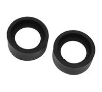 2Pcs Soft Rubber Eyepiece Cover Binocular Eye Cups Replacement 36mm Diameter for 32-36mm Stereo Microscope (KP-H2 Flat Angle)