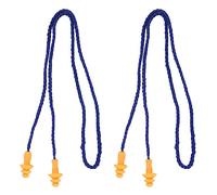 2Pcs Soft Silicone Earplug with Wire, Noise Reduction Ear Plug for Sleeping Swimming, Tree Design Comfortable Fit Earplug with Long Cable, Includes Storage Box for Easy Carrying