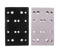 2Pcs Soft Sponge Interface Pad Replacement Compatible with Festool RTS 400/RS 400/RTSC 400 Sanding Pads - 80x133mm Protective Sponge Pads(Black)