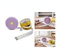 2PCS Soft Tape Measure Body, Retractable Fabric Measuring Tape for Body Measurements, Sewing & Tailor, Dual Sided 60 Inch/150cm & 200cm Cloth Craft Measurement Tape Set