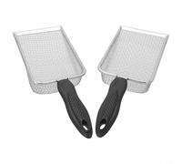 2PCS Soil Sifter Set with Stainless Steel Mesh and Ergonomic Handle Lightweight for Comfortable Soil Sifting of Dirt Rocks and Compost in Gardening