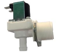 2pcs Solenoid Electromagnetic Water Inlet Switch Water Solenoid 3/4" Thread 12/24V for Water Heater for Control(Ac110v)
