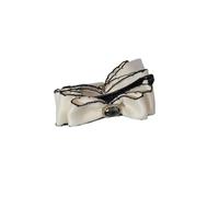 2pcs Solid Color Fabric Bow Banana Hair Clips Hairpin For Women Back Head Ponytail Headdress Accessories
