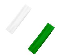 2pcs Solid Color Sports Headbands Gym Running Yoga Sweat Hair Bands High Elastic Makeup Accessories Women Tennis Hairband(Mix color 7)