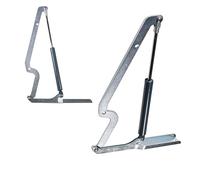 2pcs SOP Piston Hinge Gas Pressure Jack Lift Compatible with Keter Westwood Rockwood Borneo Sumatra Deck Box, Replacement Spare Parts Keter Hinge