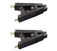 2PCS SOP8 Test Clips, SOP8 Flash Chip IC Test Clips, SOIC8 Test Clips For Flash BIOS USB Programmer 24 25 93 Chip In-Circuit Programming