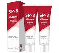 2PCS SP8 Probiotic Toothpaste - Ultra Whitening With Long Lasting Freshness and Deep Clean for All Teeth Types Oral Care (100g)