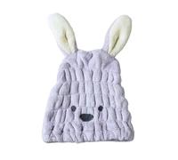 2pcs Spa Bowknot Shower Cap Breathability Microfiber Hair Turban Quickly Towel Drying Towel Hats for Women Sauna Bathroom Accessories for Men, Women(Purple)