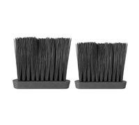 2pcs Spare Refill Companion Hearth Brush Head Fireplace Replacement Parts Oblong