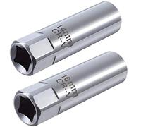 2pcs Spark Plug Socket Set, Strong 16mm Spark Plug Socket and 14mm Spark Plug Socket for Effortless Engine Maintenance, Durable, Precision Spark Plug Socket
