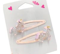 2pcs Sparkling Butterfly And Cupcake Hair Clip For Girls Cartoon Hairpin Hair Ornament Kids Hair Accessory Set