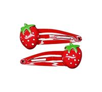 2Pcs Sparkling Flower Fruit Hair Barrettes For Kids Girl's Birthday Hairpins Fashion Hair Accessories Party Headwear