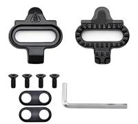 2Pcs SPD Cleats Compatible with Shimano 2-Bolt Pedals, Anti-Slip for MTB | Premium Cr-Mo Steel 12° Float Durable Replacement SH51 Full Mounting Kit Fits Cycling Shoes for Mountain Road Gravel Touring