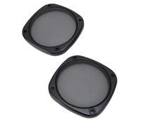2Pcs Speaker Accessory Part Metal Mesh ABS with 8 Mounting Screws 137mm, Durable for Home Theater, Car Speaker