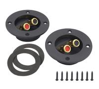 2pcs Speaker Terminal Binding Post 2 Way Connector Car Subwoofer Box