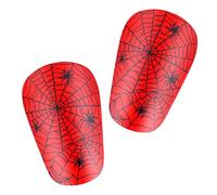 2pcs Spider Mini Soccer Shin Guards, 3.94x2.36 Inch Extra Small Shin Guards Football Football Shin Pads Protective Shin Guards Equipment for Teenagers Kids Adults (Style 2)