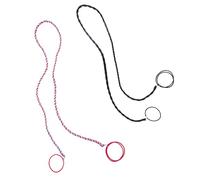 2Pcs Spiral Elastic Hair Ties for Women, No Damage Braided Ponytail Holders for Thick & Long Curly Hair, Comfortable & Secure