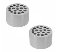 2Pcs Spiral Ikebana Stem Holder, Flower Arrangement Holder DIY Flower Bouquet Arrangement Tool Accessory Creative Vase Organizer for Floral Home Decor (Gray)