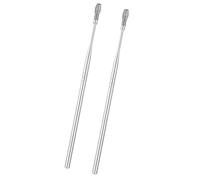 2PCS Spiral Spring Earpick, Stainless Steel Earwax Removal Tool Set
