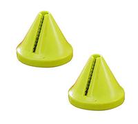 2Pcs Spiralizer Vegetable Slicers,Handheld Spiralizer Vegetable Fruit Spaghetti Zucchini Noodle Maker Grater Slicer Cutters,Kitchen Gadget Funnel Carrot Radish Cutter Shred Slicer Spiral Tools