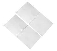 2pcs Splatter Guard Foldable Heat Shield Stainless Steel 2 Panel | Blocks Oil Splatter and Splash Containment, Sleek Modern Design, for Kitchen Counters and Small Kitchens