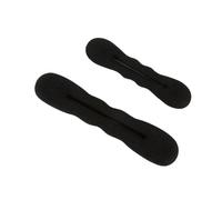 2Pcs Sponge Plastic Loop Curly Hair Maker Scrunchie Headband Twist Donut Bun Curler Braiders Hairbands Hairs Styling Tools(Large and small)