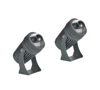 2PCS Spotlight Led Beam Light - Led Spot Lights, IP67 Waterproof Outdoor LED Spotlight, Exterior Wall Projector Lights, Long Distance Irradiation Narrow Beam Lamp, for Building Lighting(Color:Green,Si