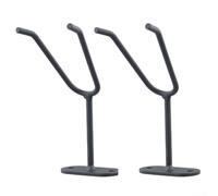 2PCS Spray Can Holder Wall Mount - Duty Rack for Paint Cans & Tools - Black 17cm