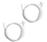 2pcs Spray Foam Nozzle Extension Tubes, 2m/78.74in Long Foam Hose Nozzle Tube with Adjustable Tips for DIY Caulking Expanding Filler Insulation Painting & Sealing(White)